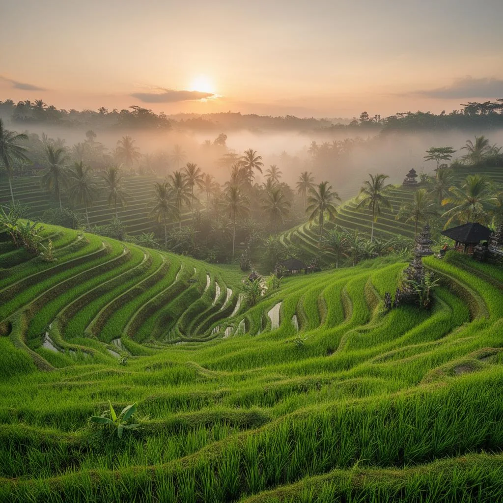 Green surroundings in Ubud